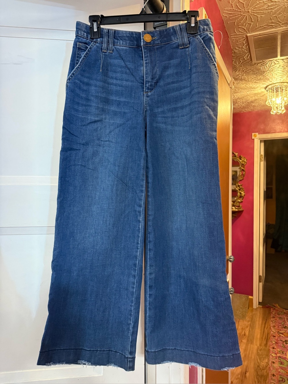 Democracy Wide Leg Women's Jeans in Dark Blue. Brand NEW!